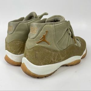 Air Jordan 11 Retro Neutral Olive Lux Sneakers AR0715-200 Size 8.5 Women's